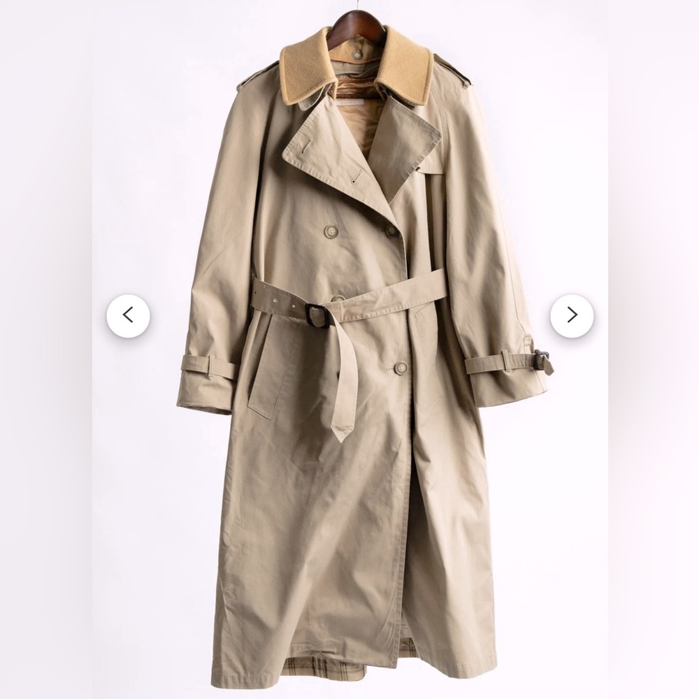 EUC Brooks Brothers Vintage Men's Beige Tan Trench Coat